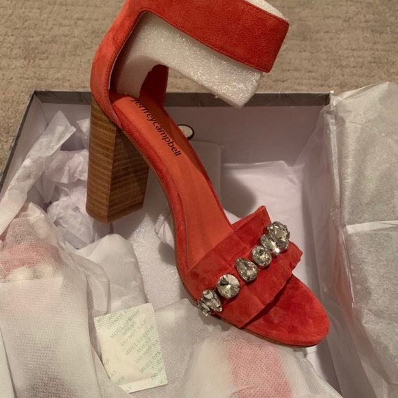 Jeffrey Campbell Suede Coral Heels - Picture 4 of 4